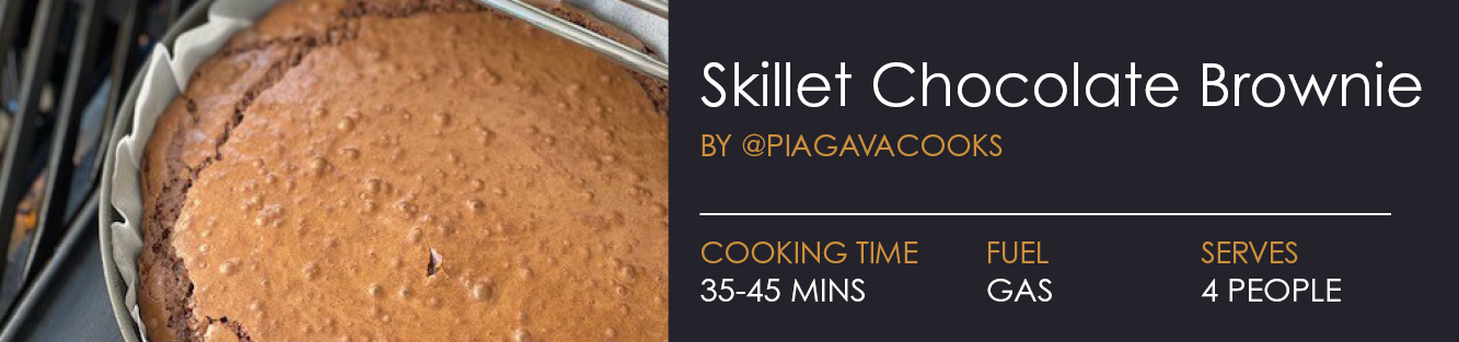 Skillet Chocolate Brownie Recipe